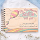 Kids Balloon Memory Book Wood Spiral Keepsake Journal - Personalized Graduation Present