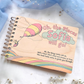 Kids Balloon Memory Book Wood Spiral Keepsake Journal - Personalized Graduation Present