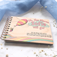 Kids Balloon Memory Book Wood Spiral Keepsake Journal - Personalized Graduation Present
