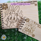 Sweet As A Daisy Wood Autograph Book - Custom Keepsake Souvenir
