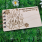Sweet As A Daisy Wood Autograph Book - Custom Keepsake Souvenir
