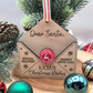 Personalized Dear Santa Wish Ornament-  Birch Wood Christmas Envelope - Custom Christmas Keepsake