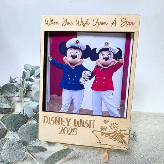Custom DCL Cruise 5x7" Wood Frame