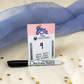 Personalized Theme Park Countdown Pass - Dry Erase Vacation Keepsake Magnet