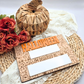 Halloween Costume Photo Prop: Engraved Birch Wood, Reusable Dry Erase