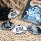Personalized Haunted Mansion Cast Member Name Badge - Custom Acrylic Tag in Black or White - Spooky Souvenir Keepsake