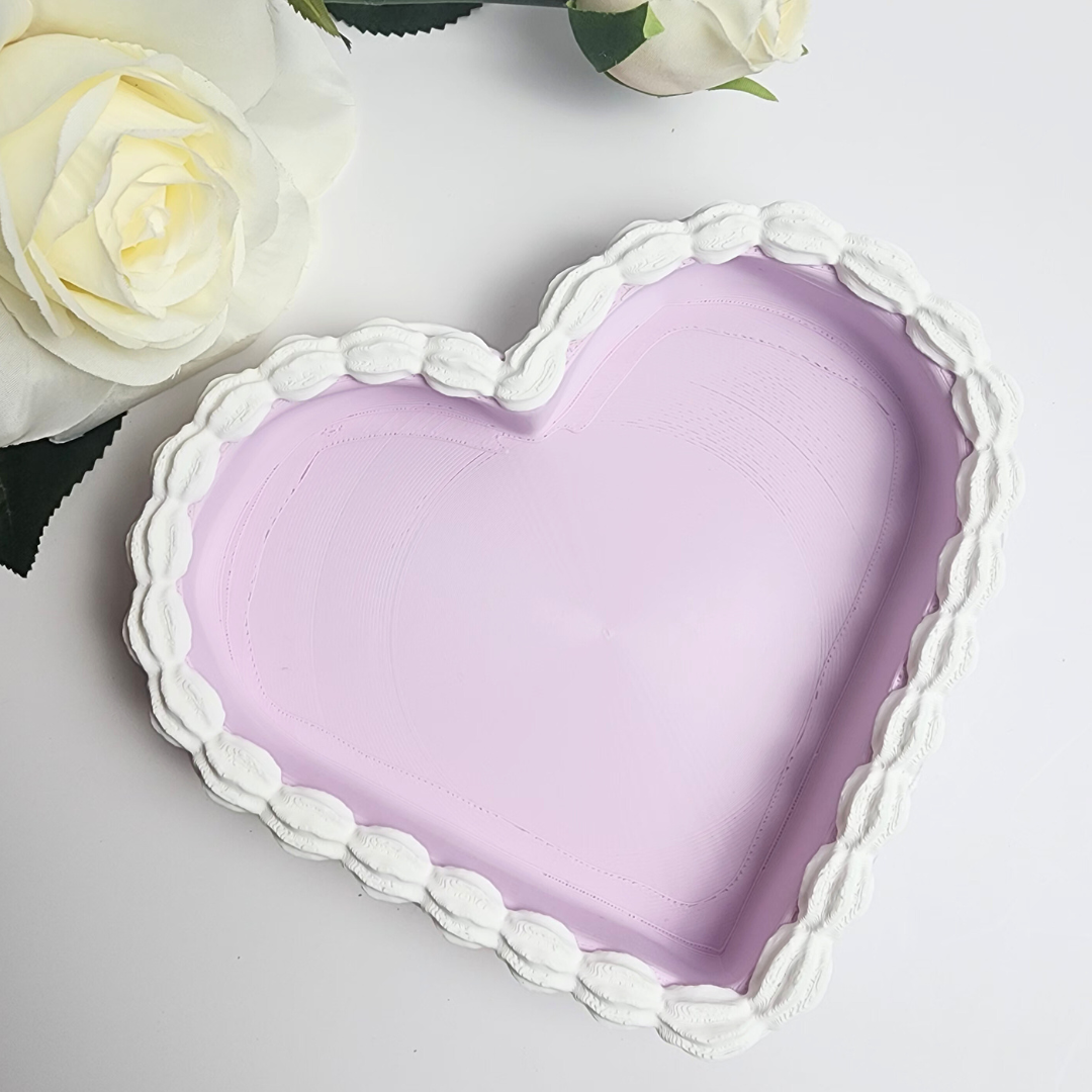 Cake Heart Catch All Tray