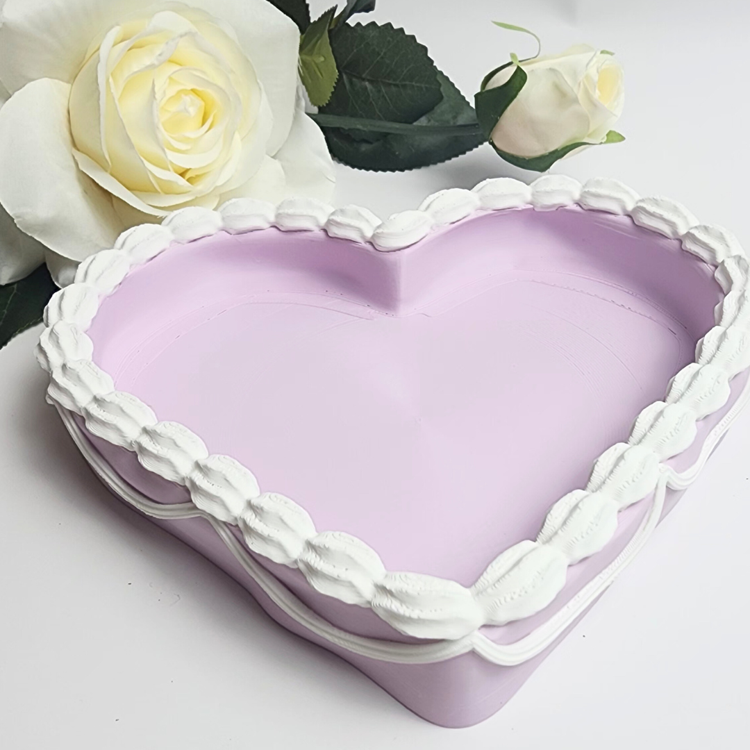 Cake Heart Catch All Tray