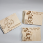 Custom Wood Character Autograph Book