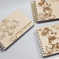 Custom Wood Character Autograph Book