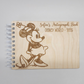 Custom Wood Character Autograph Book