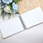 Woodland Friends Guest Book - Personalized Wedding or Baby Shower Book - A5 Wood Cover - Pooh Inspired Memory Keepsake