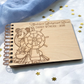 Personalized Cruise Autograph Book for Kids - Engraved Birch Wood Memory Album, Custom Vacation Signature Keepsake Journal