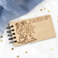Personalized Cruise Autograph Book for Kids - Engraved Birch Wood Memory Album, Custom Vacation Signature Keepsake Journal