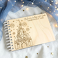 Castlebound Custom Wood Autograph Book - Personalized Theme Park Signature Album | Vacation Memory Keepsake for Kids & Adults