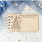 Castlebound Custom Wood Autograph Book - Personalized Theme Park Signature Album | Vacation Memory Keepsake for Kids & Adults