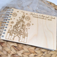 Castle Custom Wood Autograph Book
