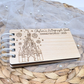 Castle Custom Wood Autograph Book