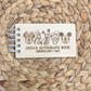 Fab Five Custom Wood Autograph Book