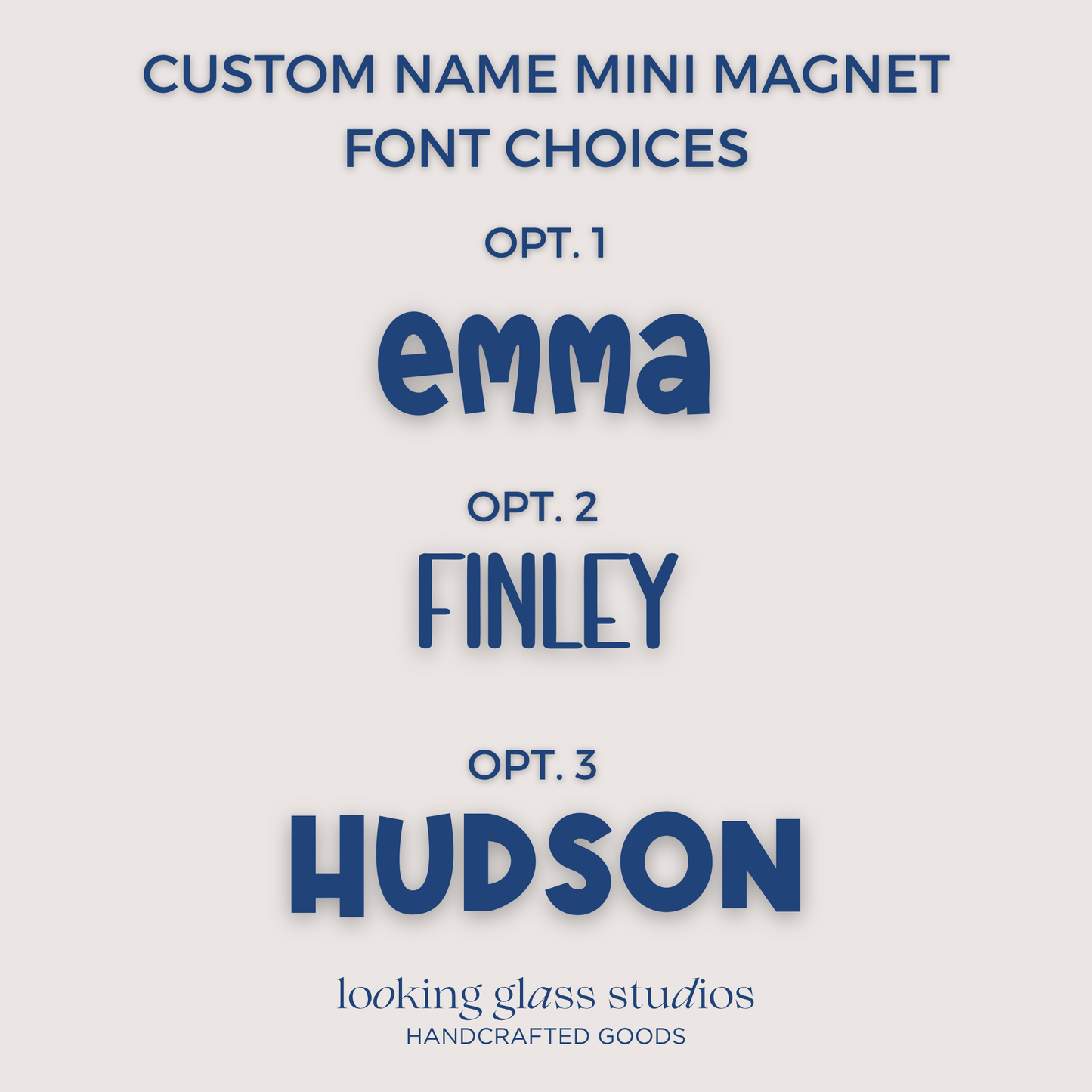 Custom Name Mini Magnet