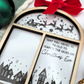 Custom Christmas Window Pane Ornament - May You Never Be Too Old To Search The Skies