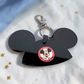 Personalized Mouse Hat Bag Tag - Custom Acrylic Name Keychain