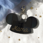Personalized Mouse Hat Bag Tag - Custom Acrylic Name Keychain