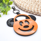 Personalized Pumpkin Bucket Bag Tag | Halloween Keychain with Name | Inspired Boo Basket Tag | Choose Bow or No Bow
