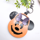 Personalized Pumpkin Bucket Bag Tag | Halloween Keychain with Name | Inspired Boo Basket Tag | Choose Bow or No Bow