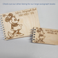 Mini Custom Wood Autograph Book