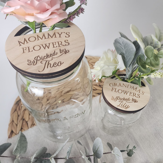 Mother's Day Custom Mason Jar Lids