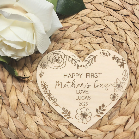 Wildflower Heart Mother's Day Sign