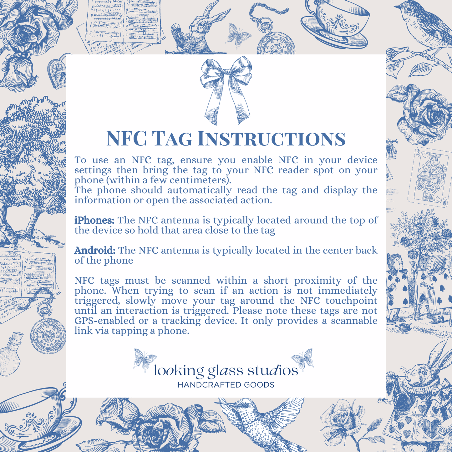 Custom Unicorn NFC Bag Tag - Personalized Emergency Kids Backpack Tag