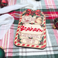 Personalized Christmas Stocking Tag - Custom  Vintage Santa North Pole Delivery Keepsake