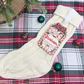 Personalized Christmas Stocking Tag - Custom  Vintage Santa North Pole Delivery Keepsake