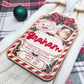 Personalized Christmas Stocking Tag - Custom  Vintage Santa North Pole Delivery Keepsake