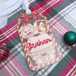 Personalized Christmas Stocking Tag - Custom  Vintage Santa North Pole Delivery Keepsake