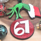 Custom “Mischievous Holiday Hand” Ornament - Personalized Layered Acrylic Christmas Ornament