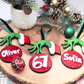 Custom “Mischievous Holiday Hand” Ornament - Personalized Layered Acrylic Christmas Ornament