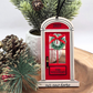 Our New Home Christmas Ornament - Personalized Acrylic Door with Wreath, New Home Gift