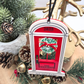 Our New Home Christmas Ornament - Personalized Acrylic Door with Wreath, New Home Gift