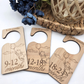 Wooden Baby Closet Dividers - Pooh Bear Balloon Engraved Nursery Organizers - Baby Shower Gift Set of 7 Hangers