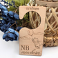 Wooden Baby Closet Dividers - Pooh Bear Balloon Engraved Nursery Organizers - Baby Shower Gift Set of 7 Hangers