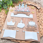 Princess Castle First Day Last Day School Board - Personalized Dry Erase Back to School Sign -  Reusable Photo Prop with Name