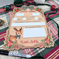 Personalized Dear Santa Board - Reusable Christmas Wish List - Kids Christmas Eve Tradition Photo Prop