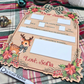Personalized Dear Santa Board - Reusable Christmas Wish List - Kids Christmas Eve Tradition Photo Prop