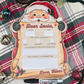 Retro Santa Custom Dear Santa Board - Christmas Eve Photo Prop Sign