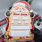 Retro Santa Custom Dear Santa Board - Christmas Eve Photo Prop Sign