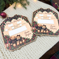 Personalized Tartan Teddy Bear Dear Santa Board - Reusable Christmas Wish List Photo Prop