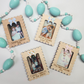 Hoppy Easter Scalloped Edge Magnet